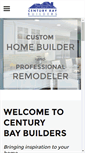 Mobile Screenshot of centurybaybuilders.com